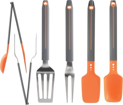 Chef s Path Grip & Flip Utensil Set - Snap-on Kitchen Tongs & Cooking Utensil