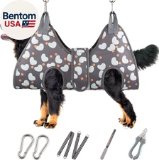 Dog Grooming Hammock for XXL Large Dogs with Nail Clippers/Nail Trimmers, Dog Gr