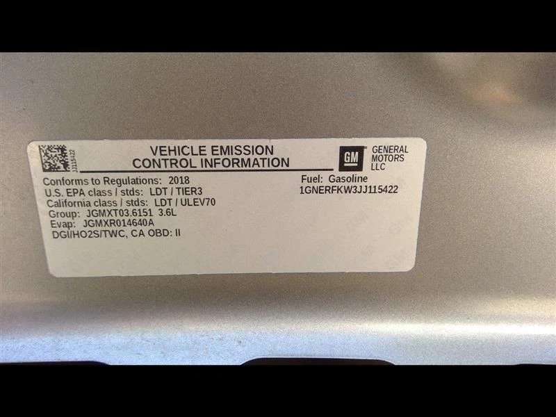 Chevrolet Traverse 2018 19 20 2021 motor de arranque 3,6 L 12667973 Foto 2 de 4