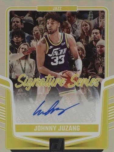2024-25 Donruss Johnny Juzang Signature Series Auto GMG Graded 10
