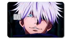 Jujutsu Kaisen Satoru Gojo Credit Debit Card Sticker Skin Small Chip Bank Anime