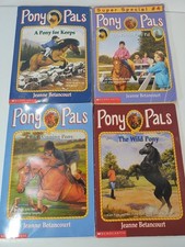Pony Pals by Jeanne Betancourt Lot Of 4 Childrens Chapter Books Horse Homeschool