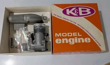 K&B Engine - K&B 61 RC w/K&B carb and muffler -  no. 6550 .NOS