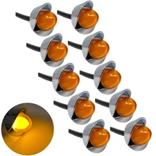 All Star Truck Parts | Mini Watermelon Lights 3/4" Diameter 1-LED GLO Style| 10