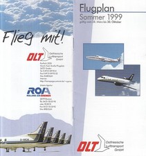 [m31] Flugplan / Timetable - OLT - Sommer / summer - 1999