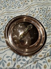 Mauviel  Copper Lid With Brass Handle 6.25"