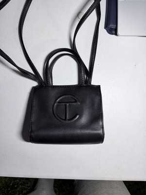 Telfar Small Leather Shopping Bag - Black (TF-012-BK-S 001)