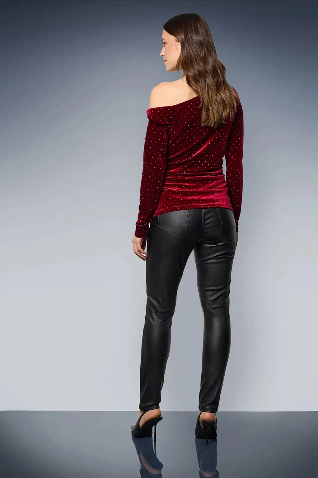 Dorothy Perkins Berry Bardot Top Womens Occasion Tops — 第 3/4 张图片