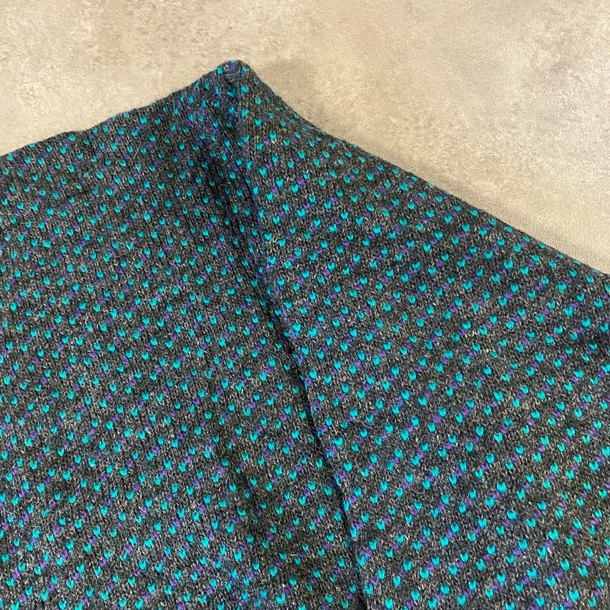 L.L Bean Knitted Jumper Mens 2XL Birds Eye Wool Made In Norway Sweater, Green - Image 4 of 4