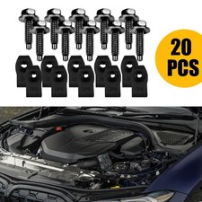 For Ford Truck Body Bolts&U-nut Clips- 5/16-18 x 1-3/16"- 1/2" Hex- 20 pcs- #374