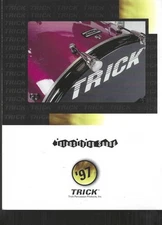 2 TRICK Percussion Products Brochures 1993 Snare Drums-1997 Complete Line