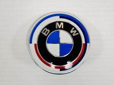  Bmw 50th Anniversary Front Hood 82mm 3.2in Roundel Emblem 8132375
