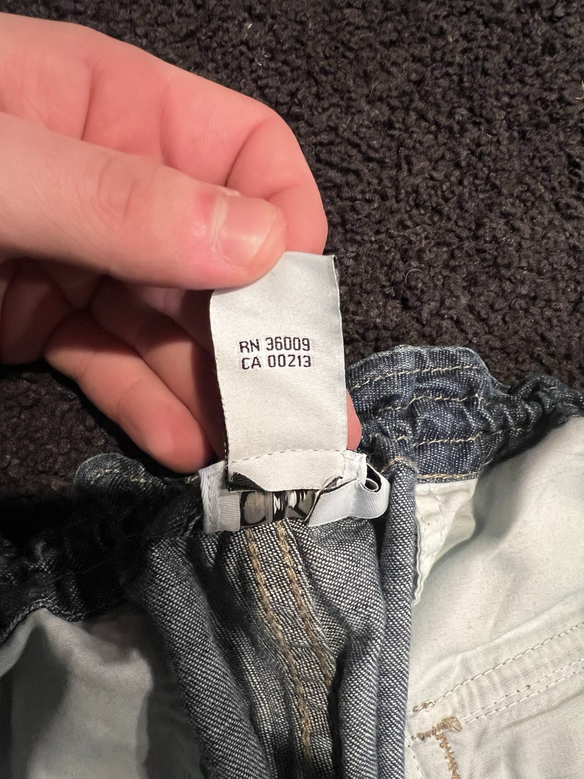 Vintage Calvin Klein Adjustable String Jeans Blue… - image 6