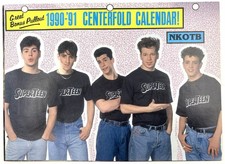 New Kids on the Block 1990-91 Centerfold Calendar