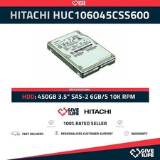 HITACHI HUC106045CSS600 450GB HDD 2.5 SAS-2 6...