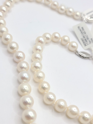 #ad #ad Sams Club Freshwater Cultured Pearl Necklace and Bracelet Set in Sterling Silver $96.99