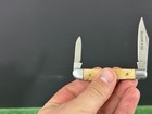 Vintage Frost Cutlery Silver Fox Smooth Bone 2 Blade Folding Knife Japan — photo 8