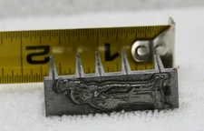Lead Printing Letterpress Statue of Liberty 1.75" by .50" Excellent Condition