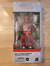 Star Wars Black Series Mandalorian Warrior Holiday Edition