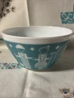 Vintage Charm Inspired By Pyrex Rise ’N Shine 3 Cup Mixing Bowl Turquoise Glass