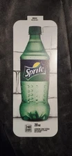 DIXIE NARCO 501E SODA VENDING MACHINE SPRITE 20 OZ BOTTLE LABEL
