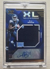 Panini 2019 XR A.J. Brown Rookie XL Swatch Auto Patch Blue /20 RXL-6