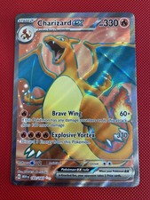 Pokemon TCG Charizard ex Full Art 183/165 Scarlet Violet 151 Card - MP