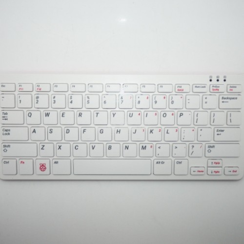 Raspberry Pi 78-Key Red Keyboard RPI-KYB (US) RED SC0167 - Picture 3 of 5
