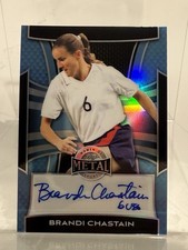 BRANDI CHASTAIN 2025 LEAF METAL WOMEN OF SPORT USA AUTO /8