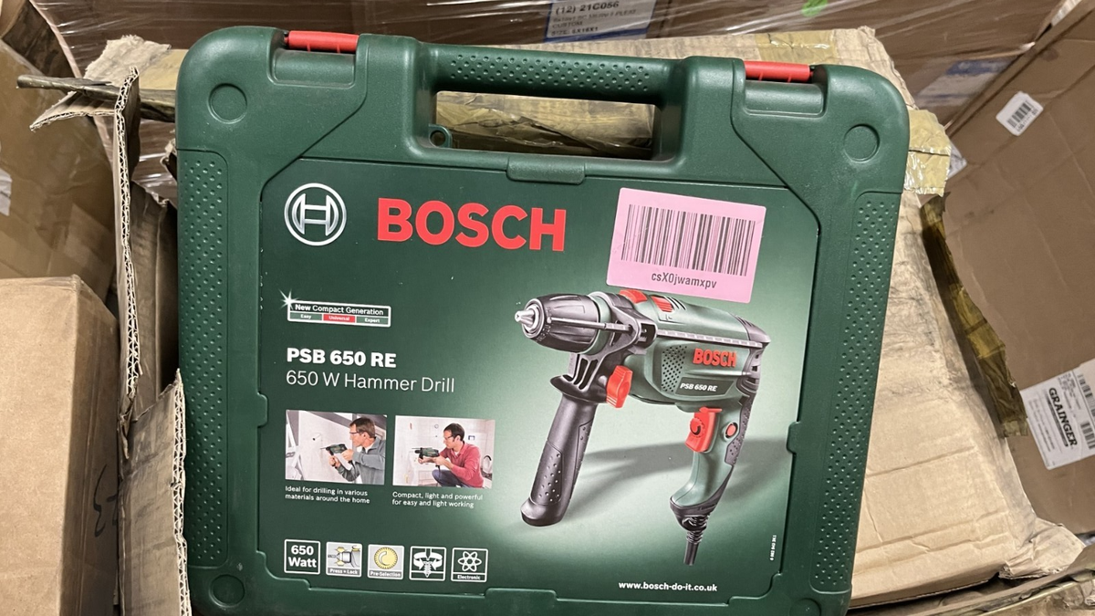 Bosch PSB-650-RE Hammer Corded Drill, Green - 14 mm w/Case | eBay