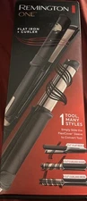 Remington One Flat Hair Iron Curler 2 In 1 Straightener Adjustable Heat NIB