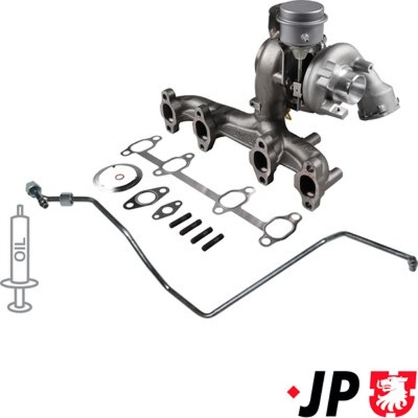 JP Group Lader Aufladung JP 1117800710 FüR Plus Seat Golf 1K1 2CJ Caddy XL 2KB 5-image