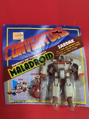 CONVERTORS ENEMY OF THE EARTH MALADROID ZARDAK NEW ROBOTECH TRANSFORMERS