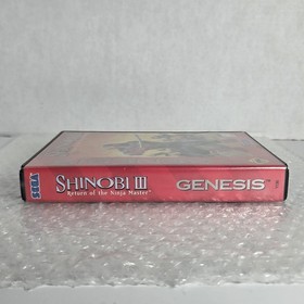 Shinobi III: Return of the Ninja Master Sega Genesis No Manual Authentic Tested