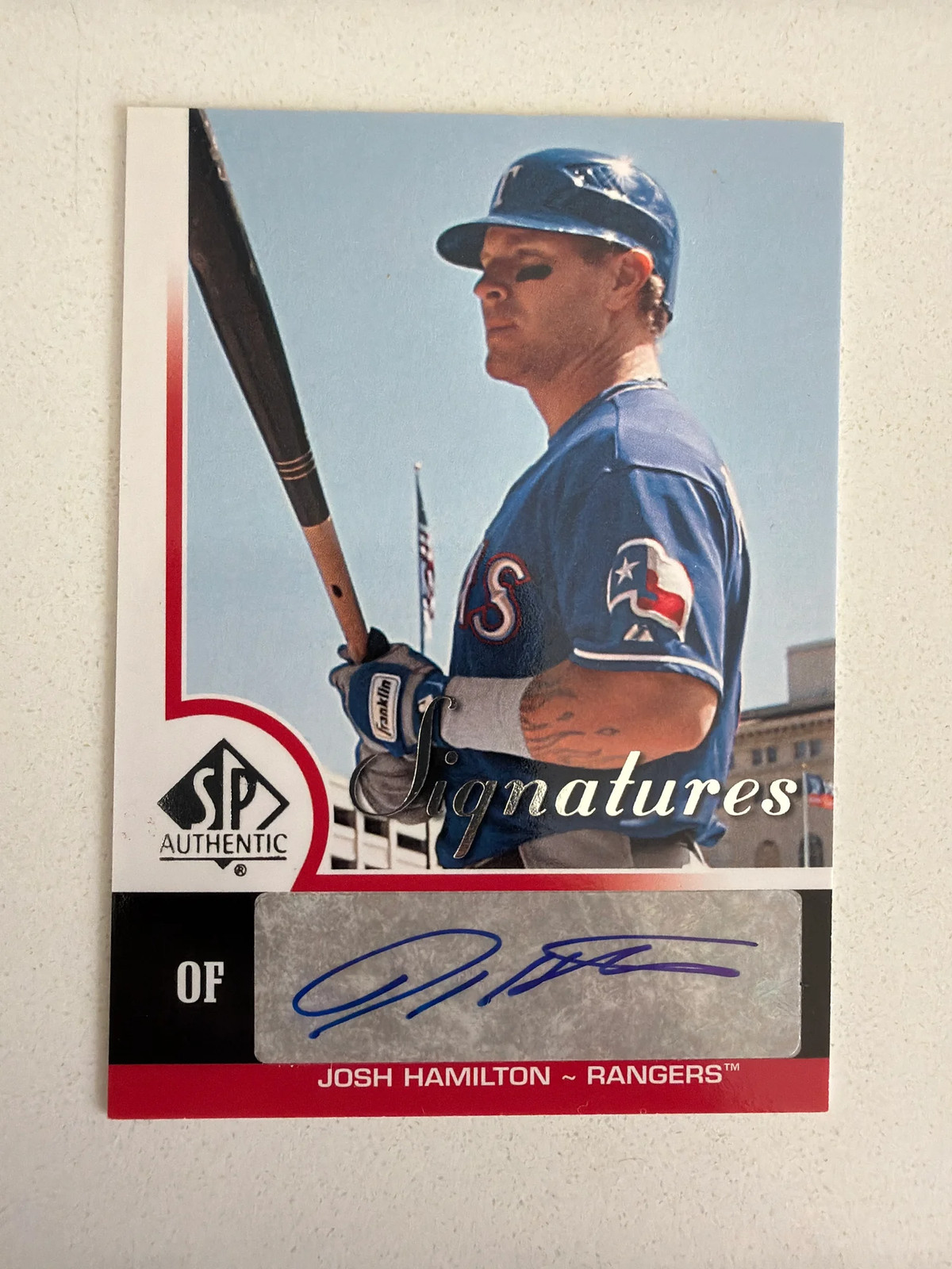 2009 Upper Deck SP Authentic Josh Hamilton #S-HJ