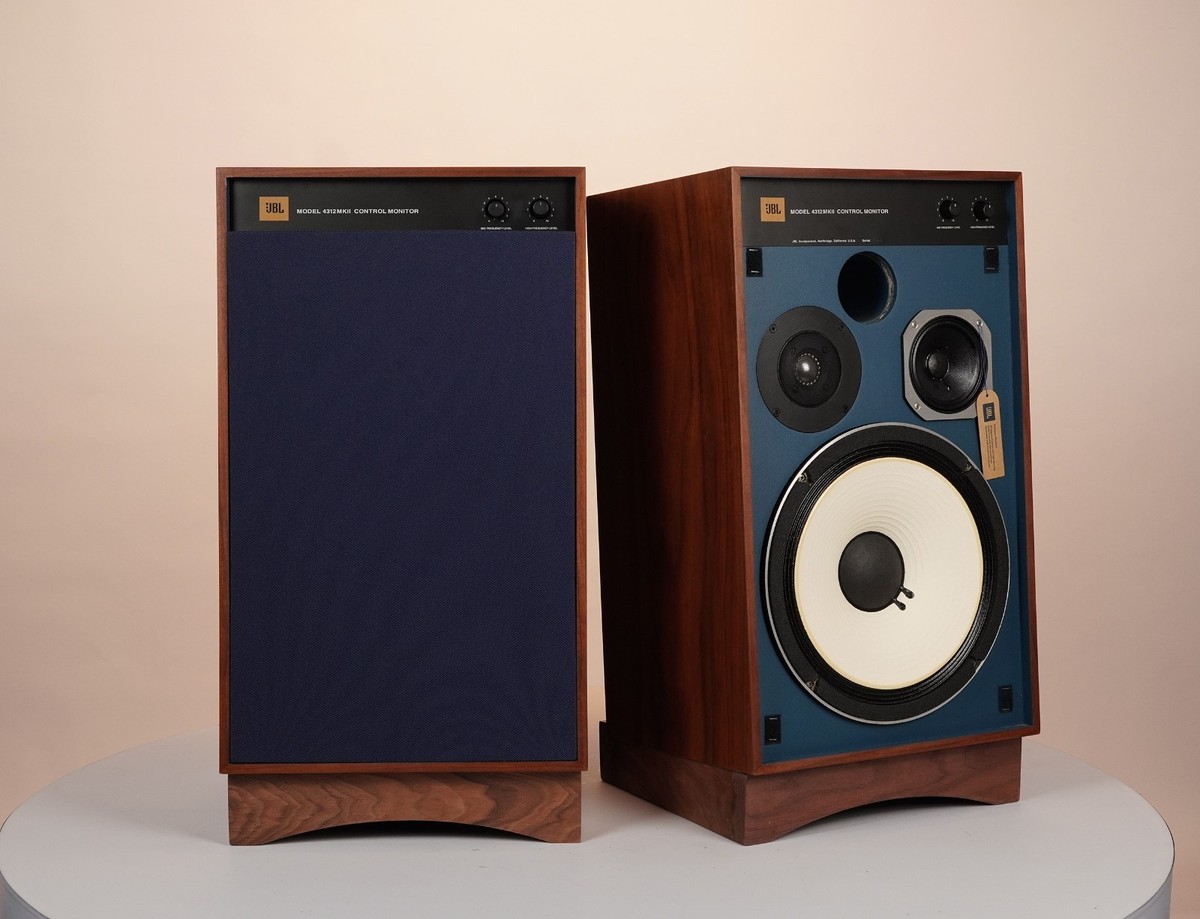 JBL 4312 MKII Control Monitor Speakers – Fully Serviced & Restored