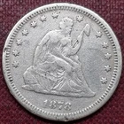 1878 Seated Liberty Quarter 25c VF - XF #98742
