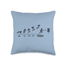 Disc-Golf-Player Disc-Golfing Game Weekend Disc-Golf Throw Pillow