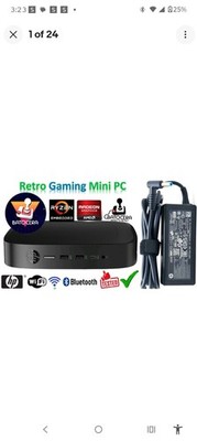 HP t640 Thin Client Mini PC Ryzen Embedded Wired-Ethernet Wi-Fi USB 3.0/2.0