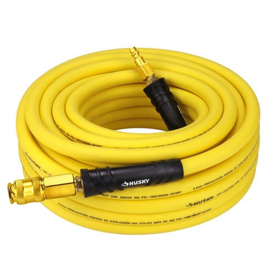 #ad #ad Husky 3 8 in. x 50 ft. Hybrid Air Hose with Coupler $24.99