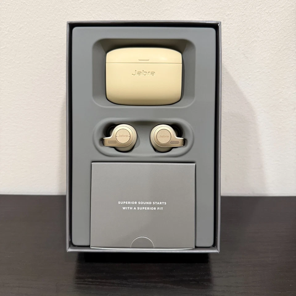 $70 JABRA Elite 65T Gold Beige Ear Buds - Parts Only - Image 4 of 4