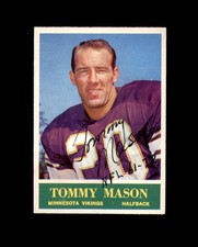Tommy Mason Signed Original 1964 Philadelphia Minnesota Vikings Autograph