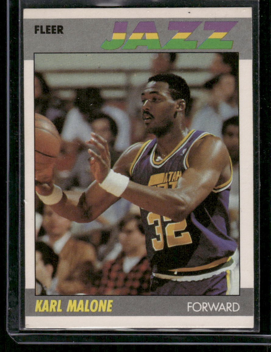 Karl Malone 1987-88 Fleer #68 Excellent