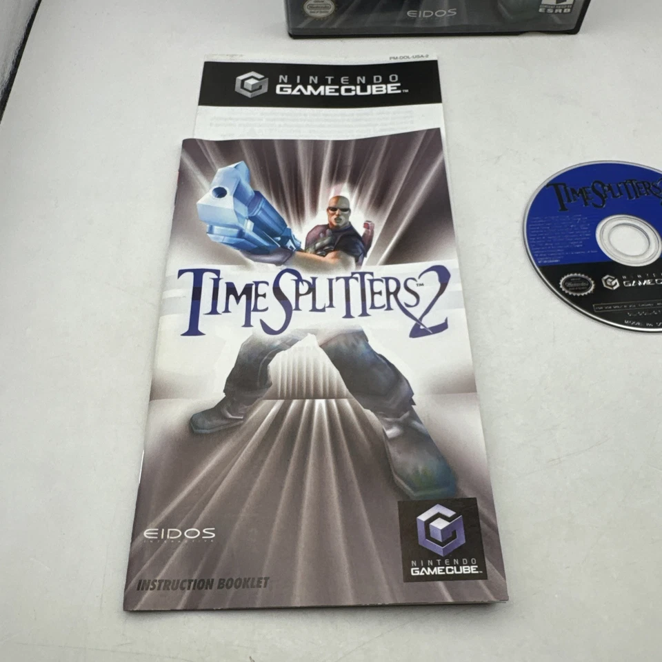 TimeSplitters 2 (GameCube) - CIB w/ Reg Card Resurfaced Tested Working - Image 2 of 4