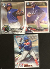 2018 Vladimir Guerrero Jr. Toronto Blue Jays Card Lot (3) Bowman 