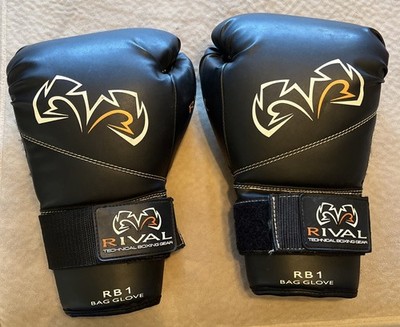Rival Boxing RB1 Bag Gloves Ultra Hook and Loop Bag Gloves - (12
