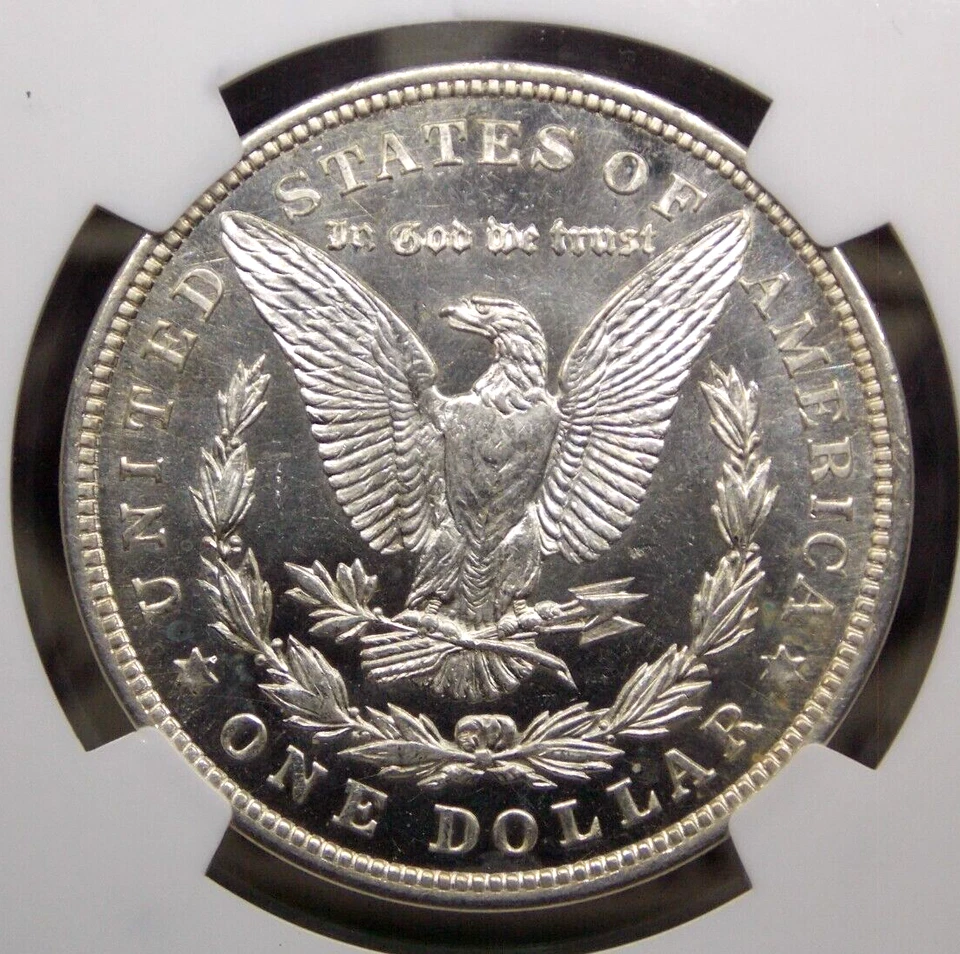 1921 "P" Morgan SILVER Dollar $1 NGC MS64 PL #001 *PROOF LIKE* BU Unc ECC&C, Inc - Image 2 of 4