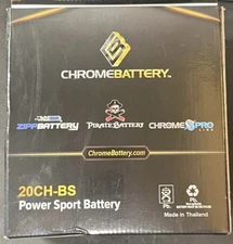 ChromeBattery Chrome Pro Pirate Battery 20HL-BS Power Sport Battery