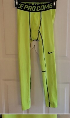 green nike compression pants