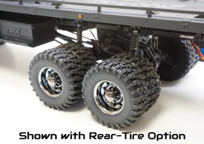 Kit De Conversión Dual Para Remolque Traxxas TRX-6 | Plataforma Plana | 10 Ruedas | Para Camiones Escala 1:10